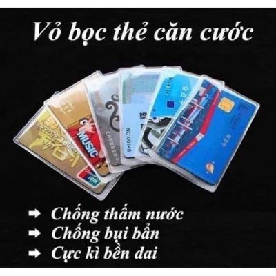 BAO NHỰA PVC DẺO BỌC THẺ CĂN CƯỚC, THẺ NGÂN HÀNG