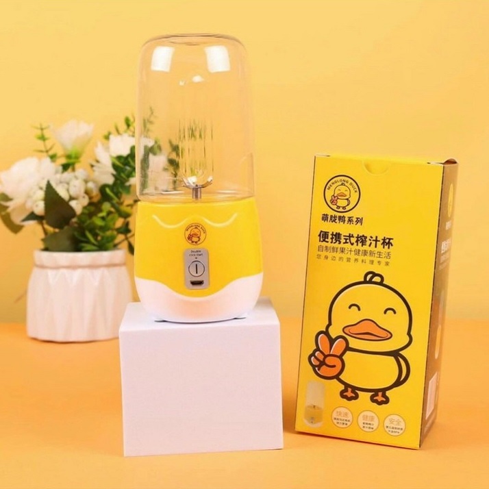 XAY MINI VỊT VÀNG: MÁY XAY SINH TỐ MINI CON VỊT VÀNG 400ML (T50) (CÁI)