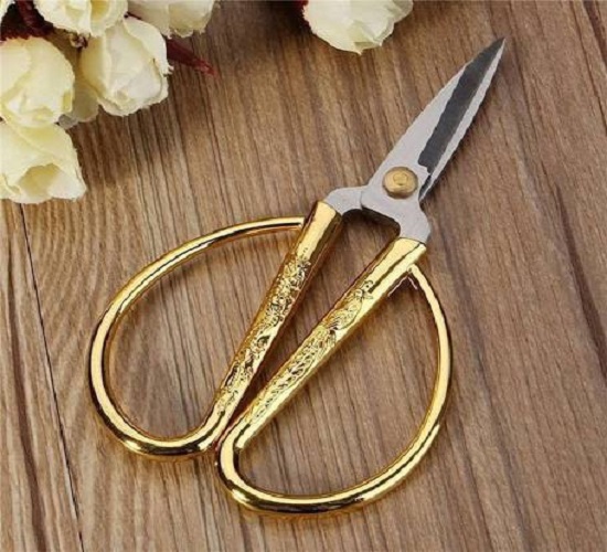 KÉO VÀNG RỒNG LONG PHỤNG SONG HỈ SIÊU ĐẸP PJ SCISSORS