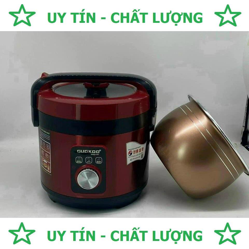 NỒI CƠM ĐIỆN GUGKDD GK508 ,DUNG TÍCH 2L, LÒNG GANG SIÊU DÀY, CHỐNG DÍNH TỐT NGON CƠM (T6) (CÁI)