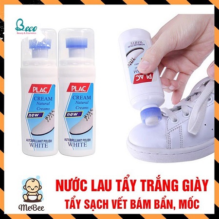 CHAI TẨY TRẮNG GIÀY DÉP, TÚI XÁCH PLAC LOẠI 1(CÓ ĐẦU CHÀ)