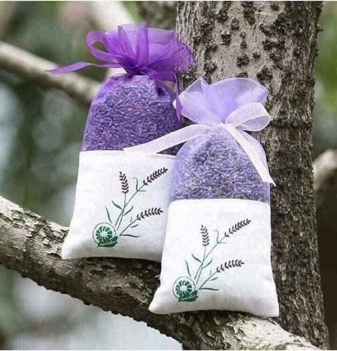 TÚI THƠM LAVENDER ĐỂ XE HƠI, PHÒNG KHÁCH(BỌC CỘT NƠ CAO CẤP)