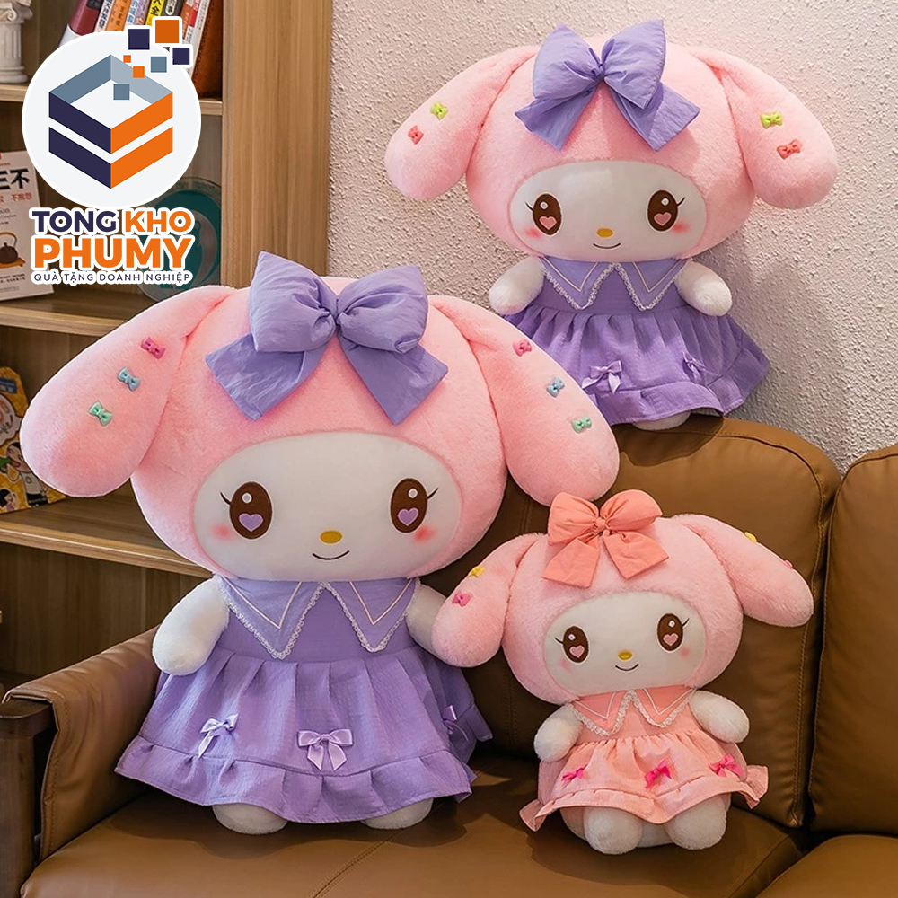  Kuromi mặc váy gấu bông 