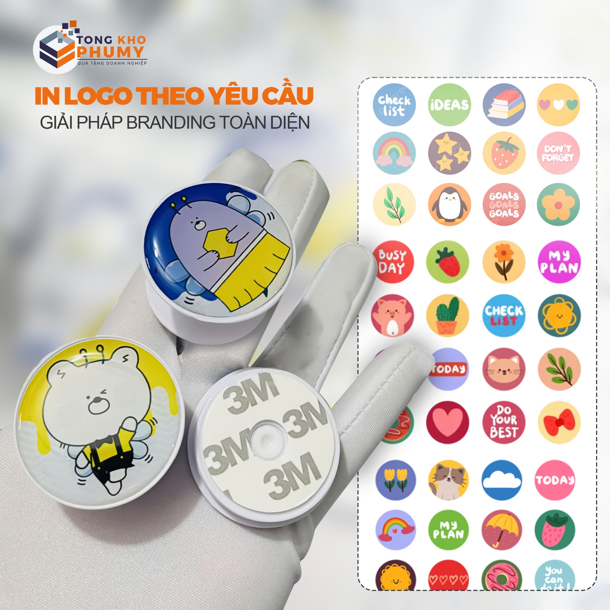 Móc dán diện thoại PM1002