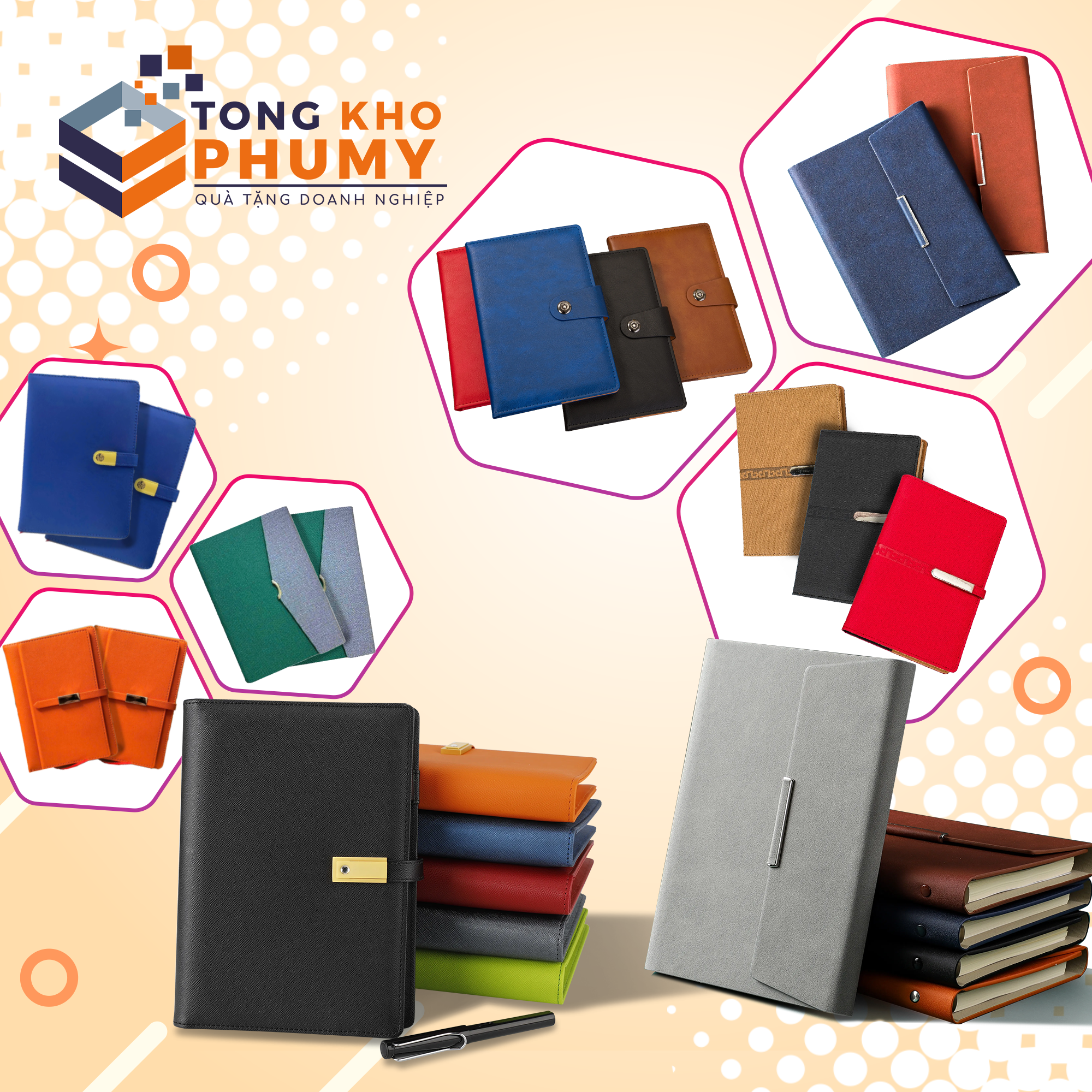 SỔ LÒ XO - SỔ BÌA DA