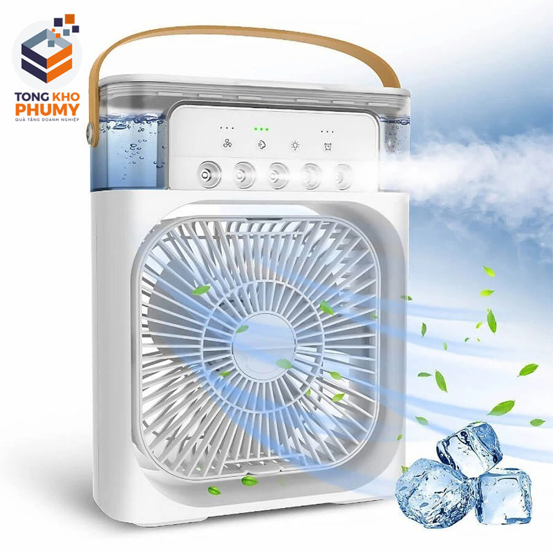 Quạt để bàn điều hòa hơi nước mini