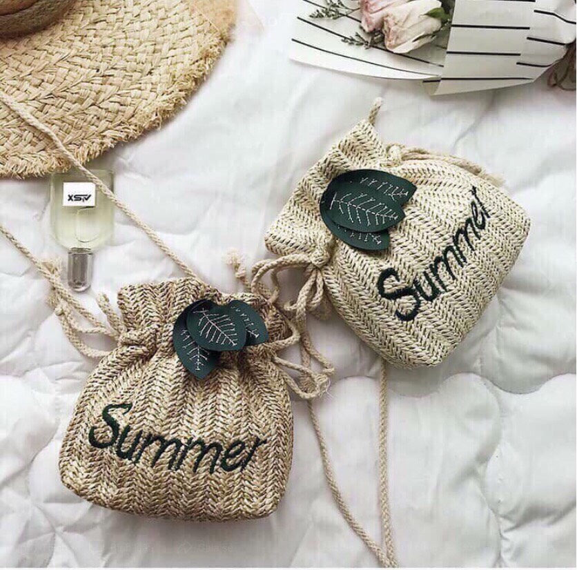 TÚI SUMMER ĐI BIỂN PHỐI CHIẾC LÁ