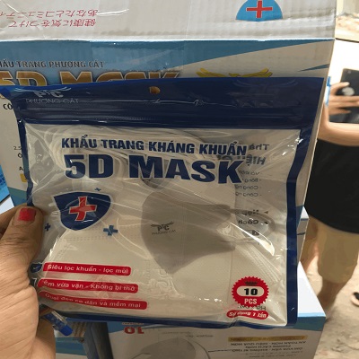 THÙNG 100C KHẨU TRANG 5D KHÁNG KHUẨN TMARK