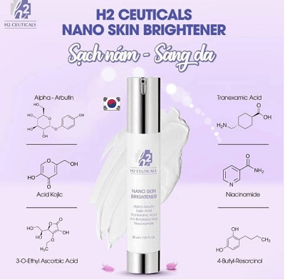 KEM NÁM NANO SKIN BRIGHTENER - H2 CEUTICALS