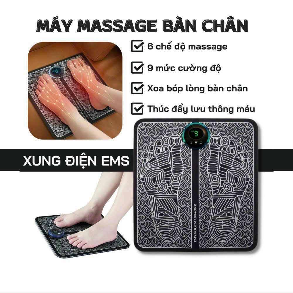 MÁY MASSAGE CHÂN XUNG ĐIỆN EMS