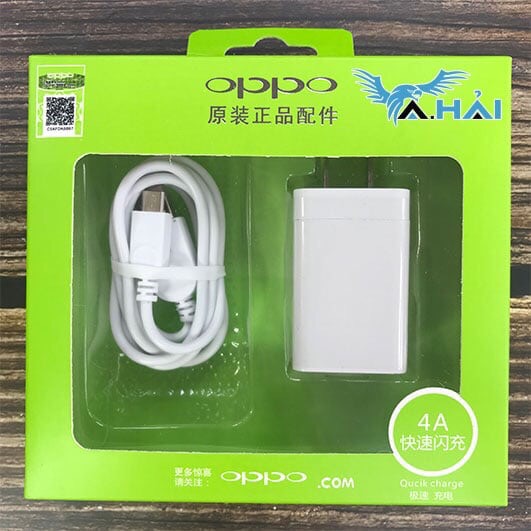 BỘ SẠC OPPO 4A MÀU XANH LÁ