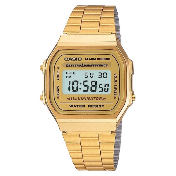 ĐỒNG HỒ CASIO DÂY VÀNG THÉP KO GỈ