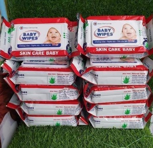 THÙNG 50 BỊCH KHĂN ƯỚT BABY WIPES 70 TỜ CÓ MÙI TMARK