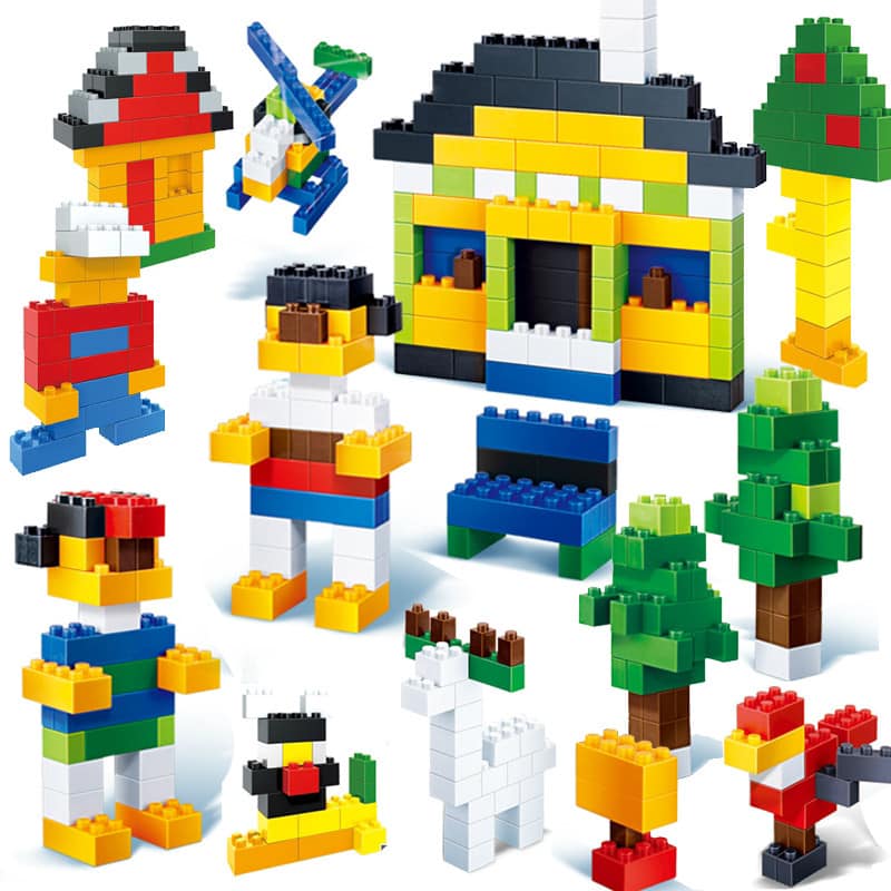 BỘ XẾP HÌNH LEGO CÓ TẤM NHỰA GHÉP TMARK (KIỆN 54 BỘ)