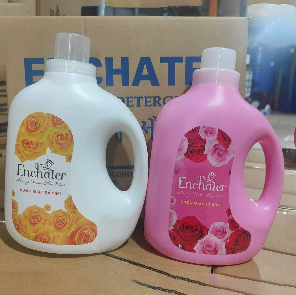 NƯỚC GIẶT ENCHATER 2000ML HƯƠNG NƯỚC HOA SẢN XUẤT THEO CÔNG NGHỆ HÀN QUỐC (T4) (CAN)