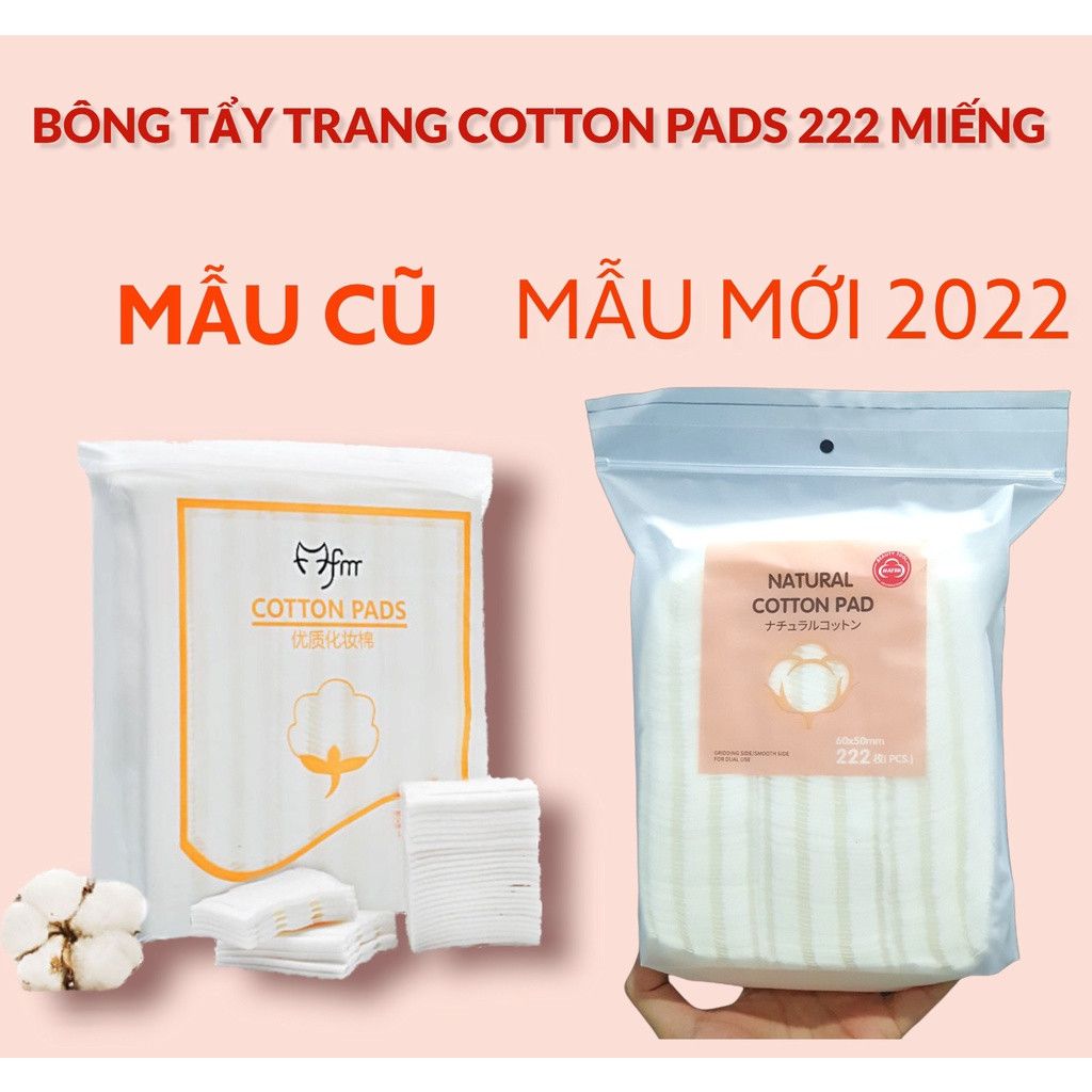 BÔNG TẨY TRANG COTTON PAD VÀNG CHÍNH HÃNG 200-222 MIẾNG TMARK (KIỆN 80 GÓI)