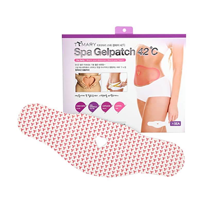 HỘP 5 MIẾNG DÁN TAN MỠ BỤNG SIÊU TỐC SPA GELPATCH 42°C - HÀN QUỐC