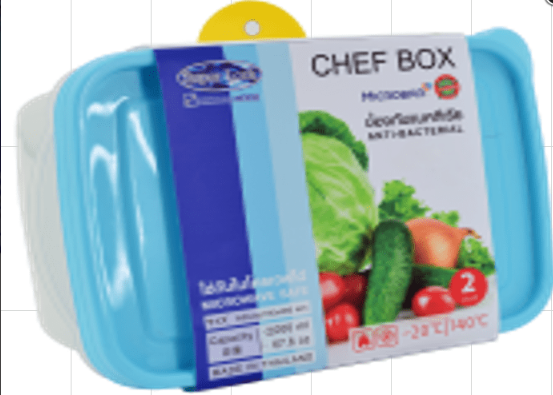 BỘ 2 HỘP NHỰA CHEF CN 2000ML TMARK (KIỆN 12 BỘ)