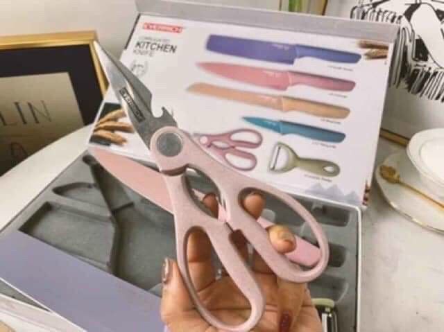 BỘ DAO KÉO LÚA MẠCH 6 MÓN (KIỆN 30 BỘ)