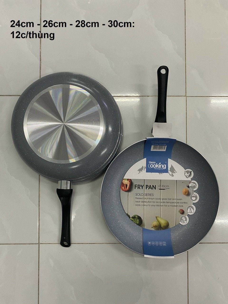 CHẢO CHỐNG DÍNH 26CM HC-AK0826Q TMARK (KIỆN 12 CÁI)