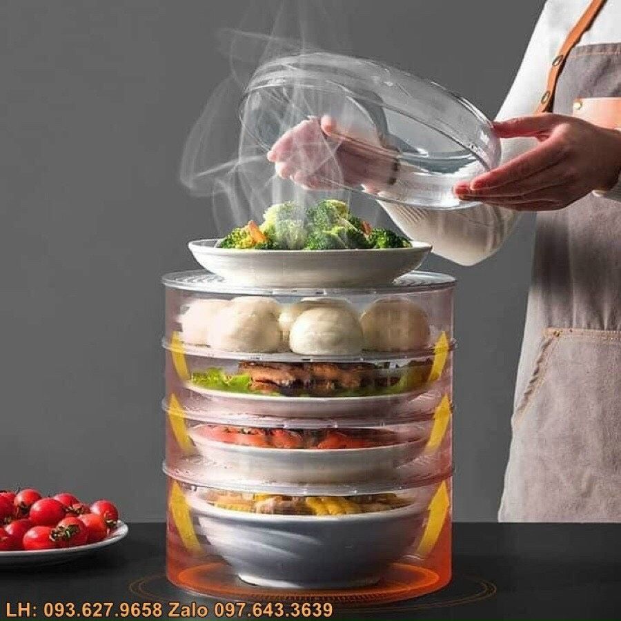 LỒNG BÀN THÁP - KHAY ĐỰNG THỨC ĂN 5 TẦNG TMARK (KIỆN 25 CÁI)