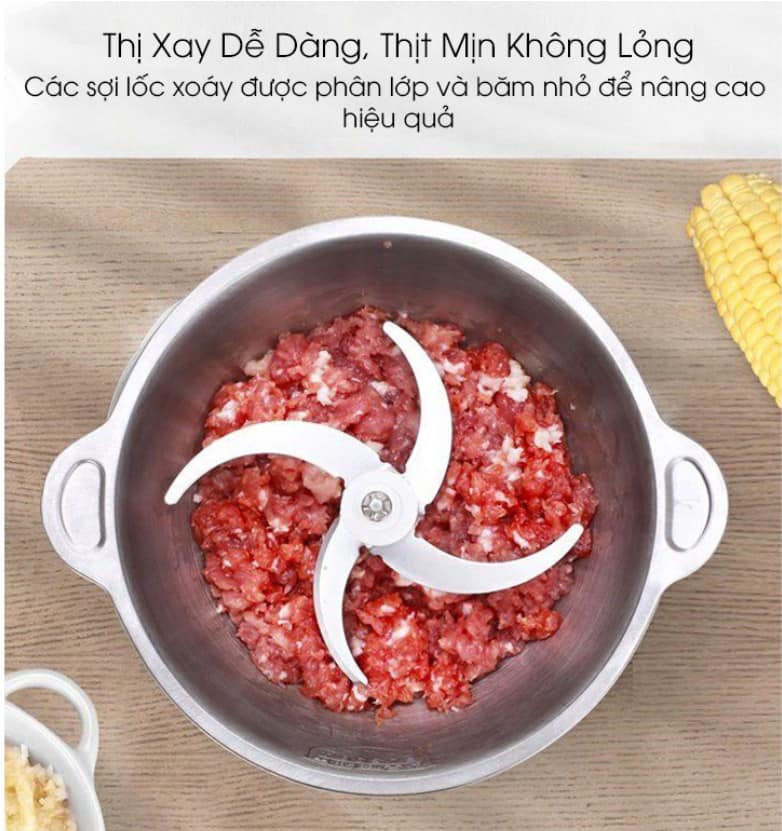 MÁY XAY THỊT 2L VỎ XANH KITCHEN EXPERT TMARK (KIỆN 20 CÁI)