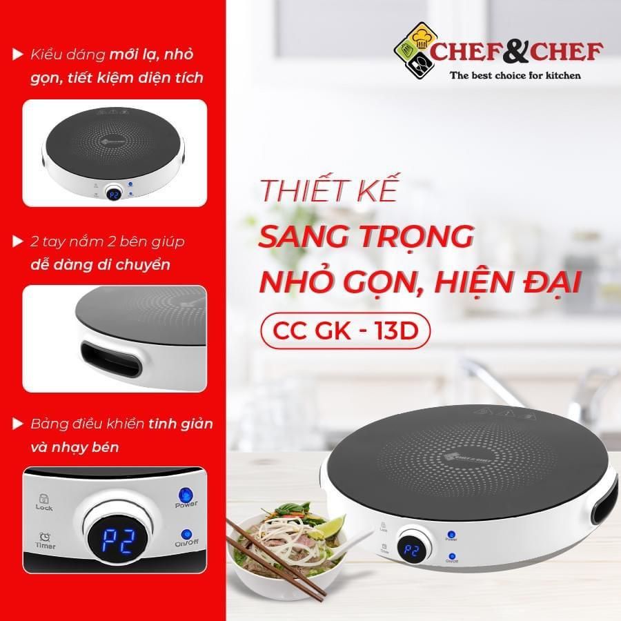 BẾP TỪ CHEF-CHEF CC-GK13D TMARK (KIỆN 2 CÁI)