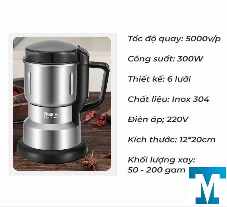 MÁY XAY HẠT FOOD GRINDER TMARK (KIỆN 48 CÁI)