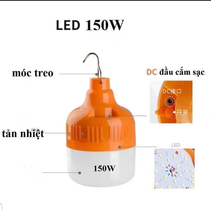 ĐÈN BÓNG LED TÍCH ĐIỆN LOẠI 150W TMARK (KIỆN 100 CÁI)