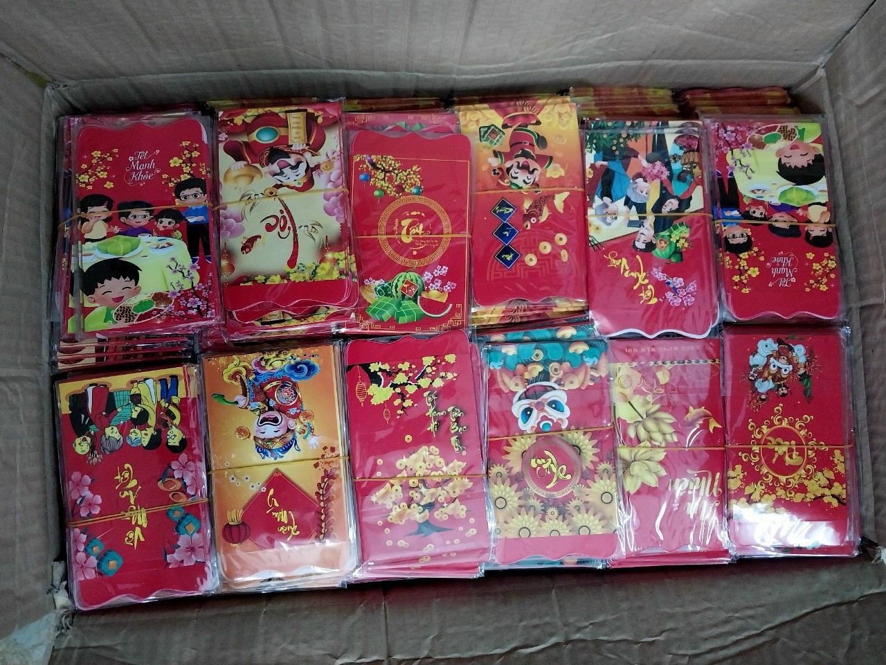 SET 100 CÁI BAO LÌ XÌ TMARK (KIỆN 120 SET)