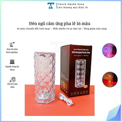 ĐÈN NGỦ CẢM ỨNG PHA LÊ 16 MÀU (KIỆN 40 CÁI)