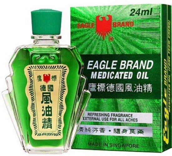 DẦU GIÓ XANH CON Ó EAGLE BRAND MEDICATED OIL 24ML