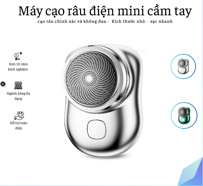 MÁY CẠO RÂU ĐIỆN MINI CẦM TAY (KIỆN 200 CÁI)