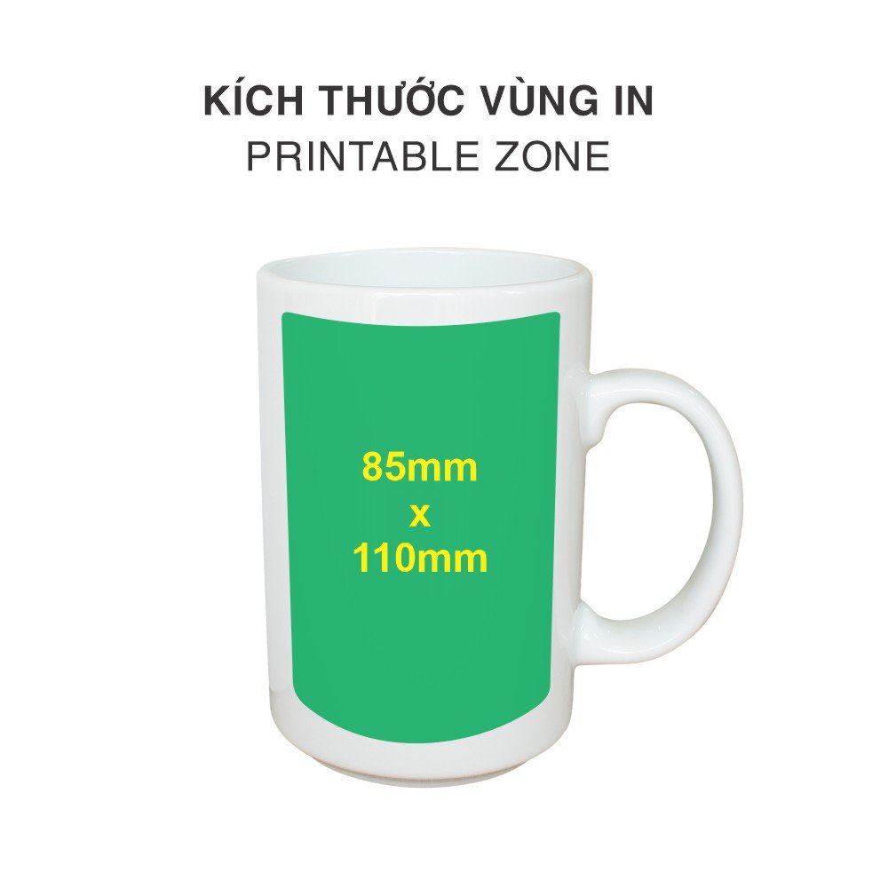 Ca sứ tròn 520ml-Trắng