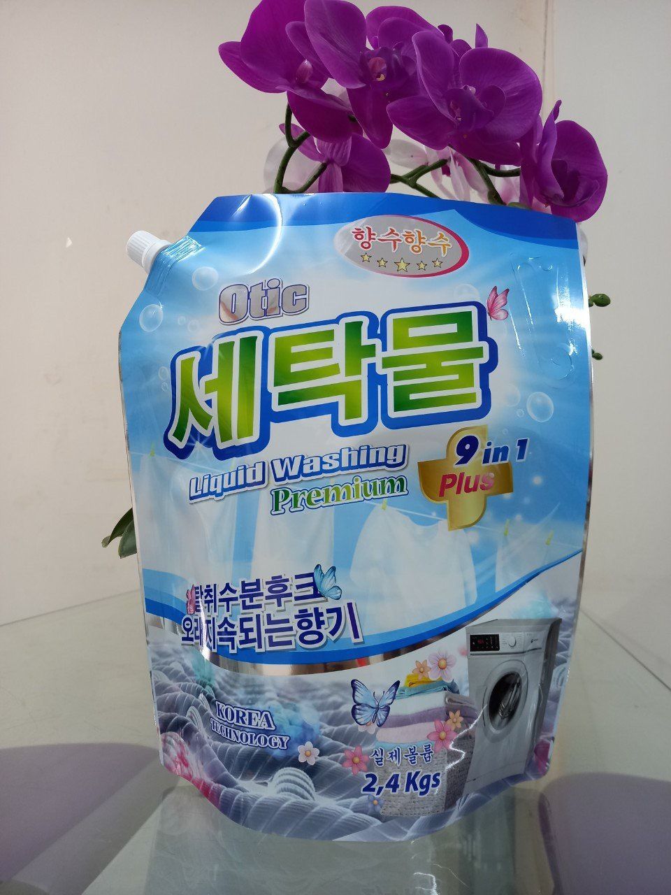 THÙNG 8 TÚI NƯỚC GIẶT OTIC 2.4KG TMARK