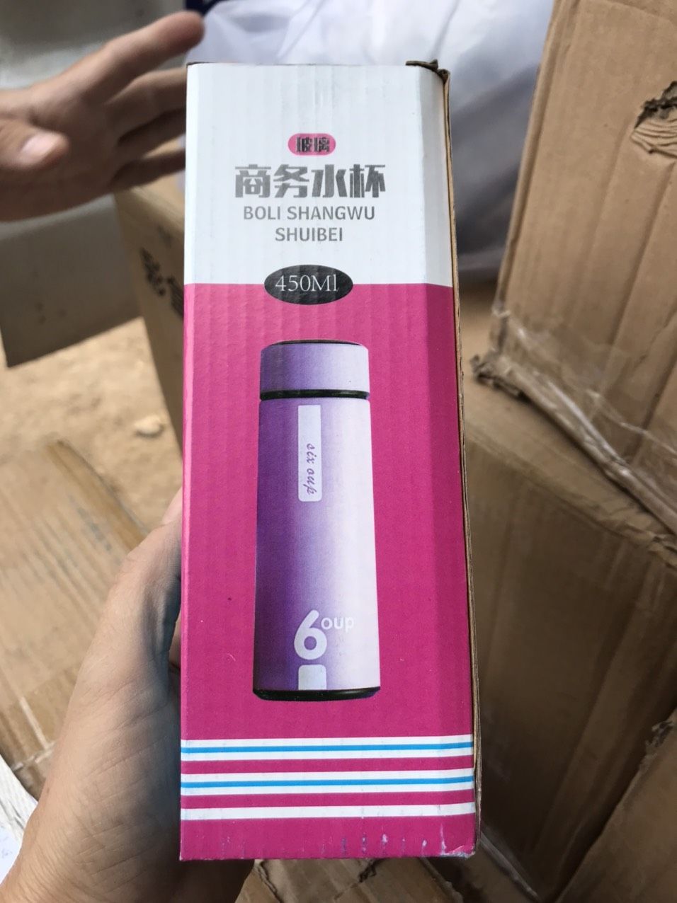 BÌNH NƯỚC 6-OUP 450ML MÀU YT TMARK (KIỆN 80 CÁI)