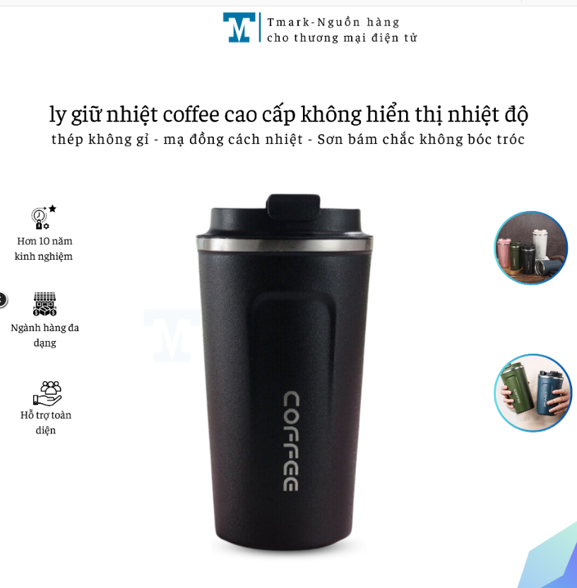 LY COFFEE KHÔNG HIỂN THỊ NHIỆT ĐỘ TMARK (KIỆN 50 CÁI)