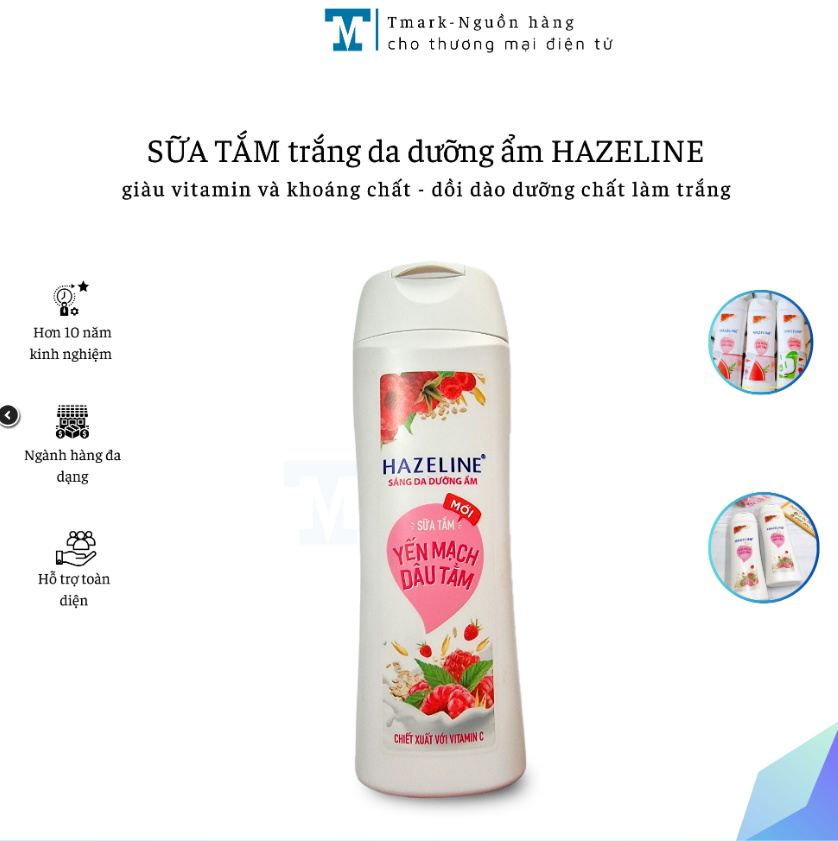 SỮA TẮM HAZELINE (KIỆN 24 CHAI)