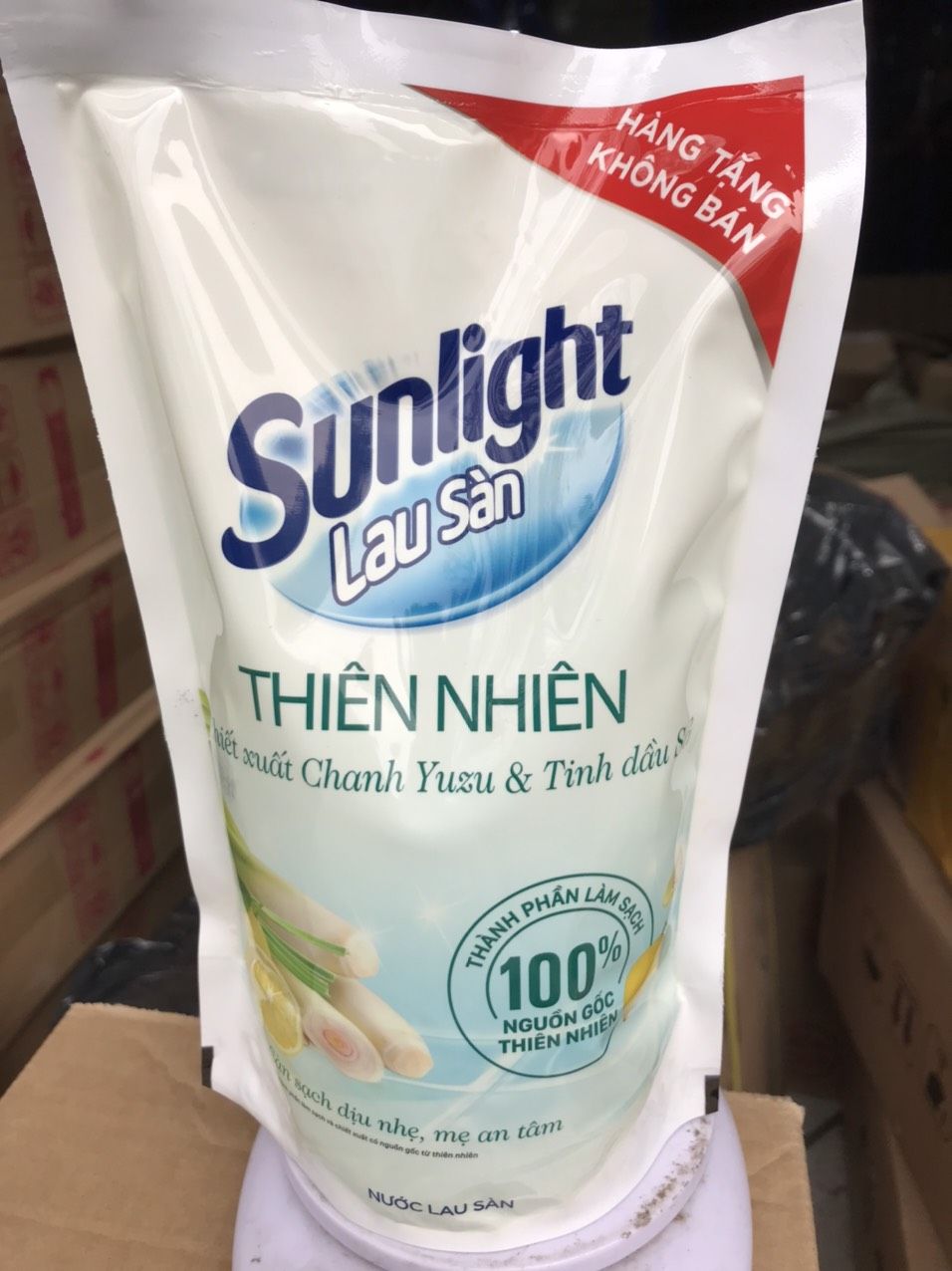 THÙNG 18 GÓI NƯỚC LAU SÀN SUNLIGHT CHANH SẢ