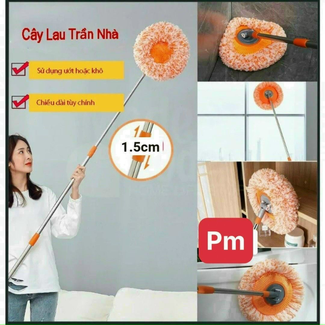 CÂY LAU TRẦN NHÀ BÔNG TRÒN CAM TMARK (KIỆN 100 CÁI)