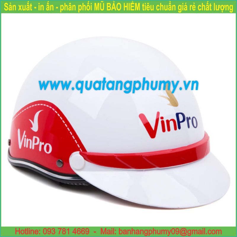 Mũ bảo hiểm in Logo LH40