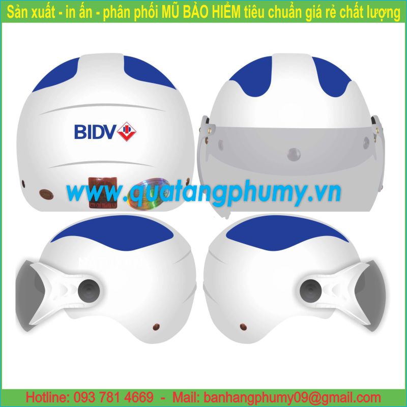 Mũ bảo hiểm in Logo LH60