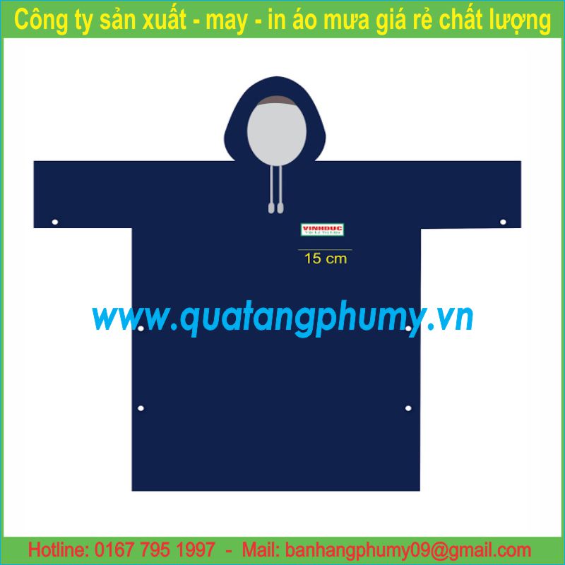 Mẫu in áo mưa AI22