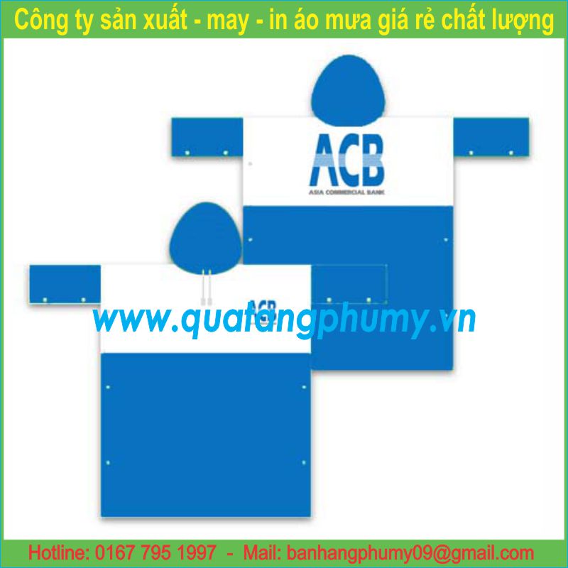 Mẫu in áo mưa AI23