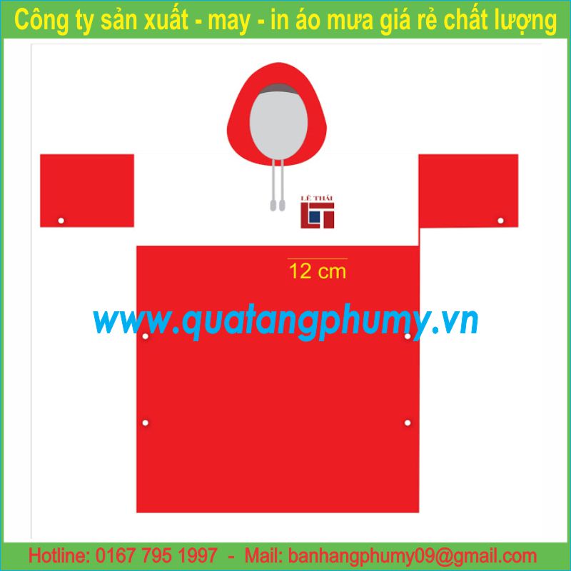 Mẫu in áo mưa AI26