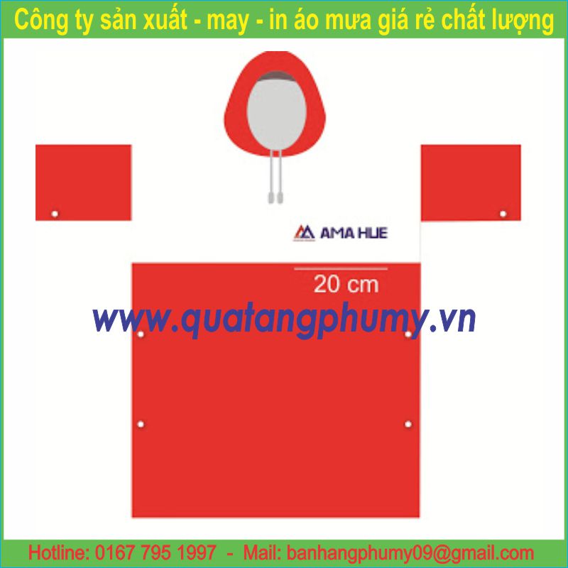 Mẫu in áo mưa AI28