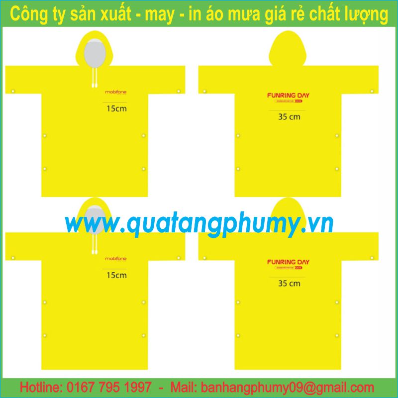 Mẫu in áo mưa AI43