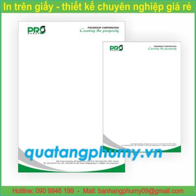 Mẫu in Giấy tiêu đề TD1