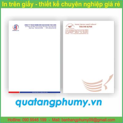 Mẫu in Giấy tiêu đề TD2