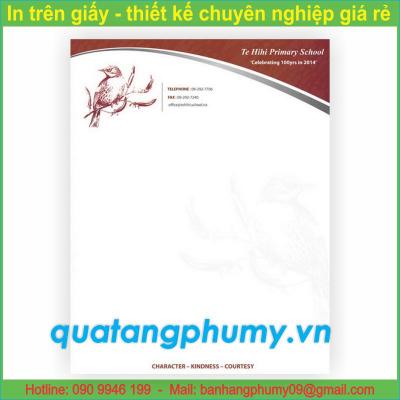 Mẫu in Giấy tiêu đề TD4